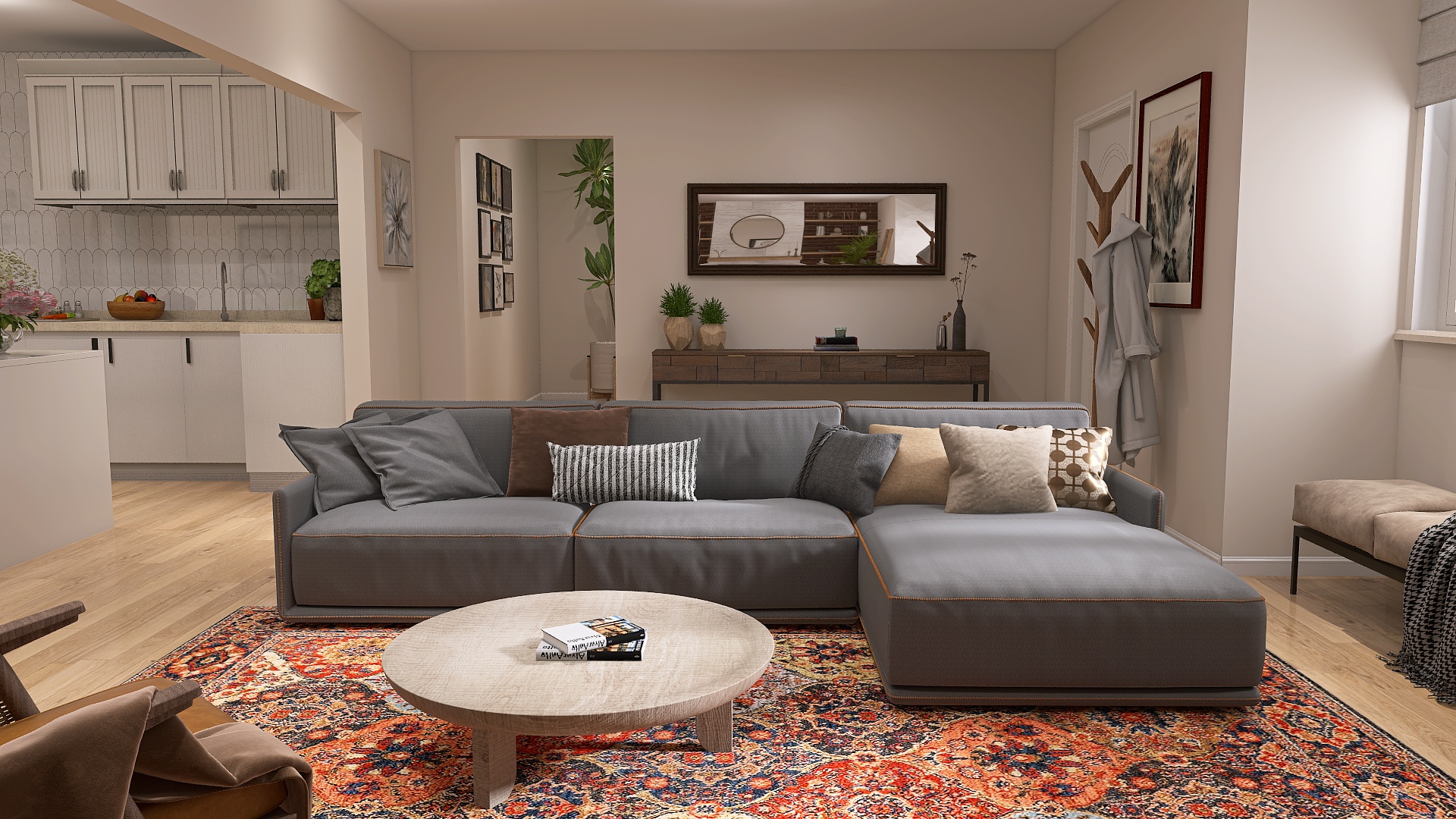 A Warm Welcome Home: Designing a Collected, Comfortable Living Room with Seeded