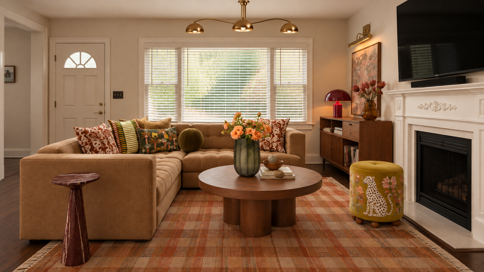 Collected, Not Coordinated: A European Eclectic Living Room